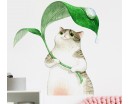 Rain Shelter Kitten Cute Wall Decor 